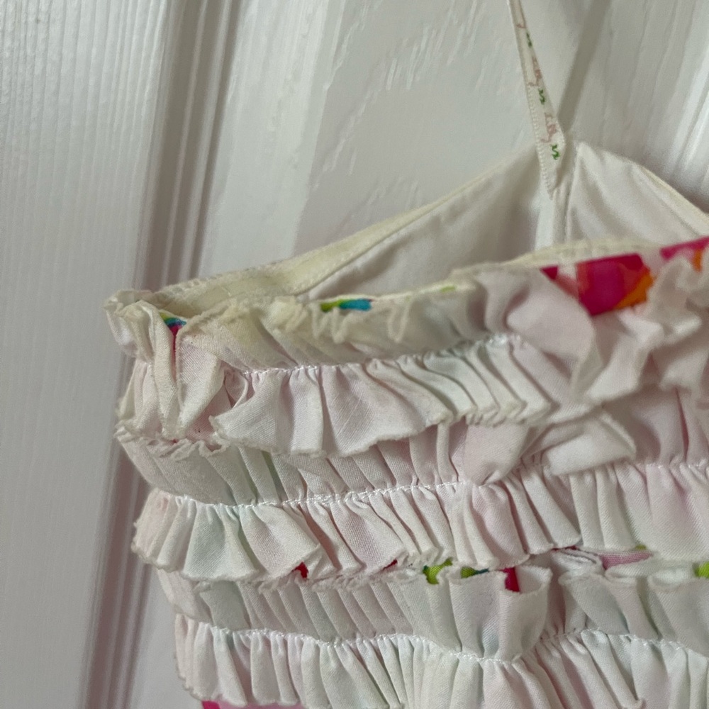 Derby dress - Lilly Pulitzer “Call Me Kitty" Ferra strapless dress - Picture 6 of 7